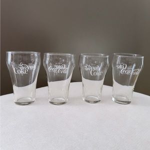 Set Vintage Coca-Cola Glasses